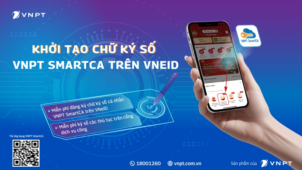 Đăng ký chữ ký số cá nhân VNPT SmartCA ngay trên VNeID